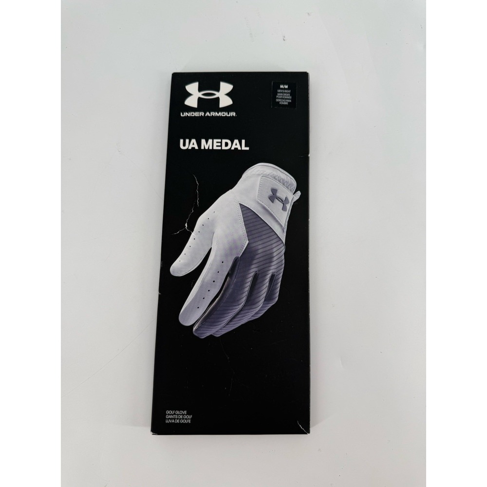 Under Armour UA Medal Men's Golf Glove M/L Breathable Enhanced Grip Men's Right